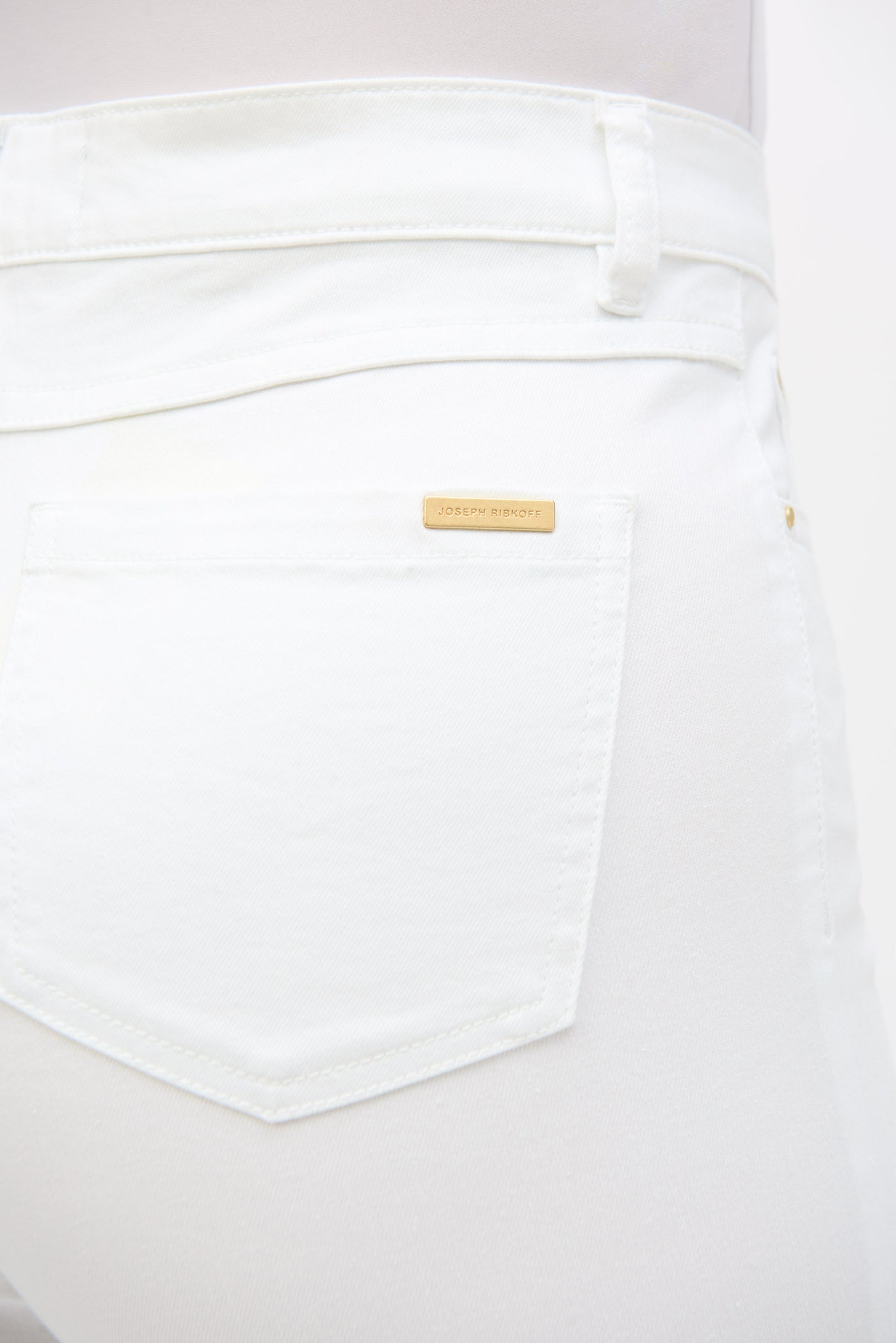 Joseph Ribkoff White Brooke Classic Bootcut Stretch Jeans
