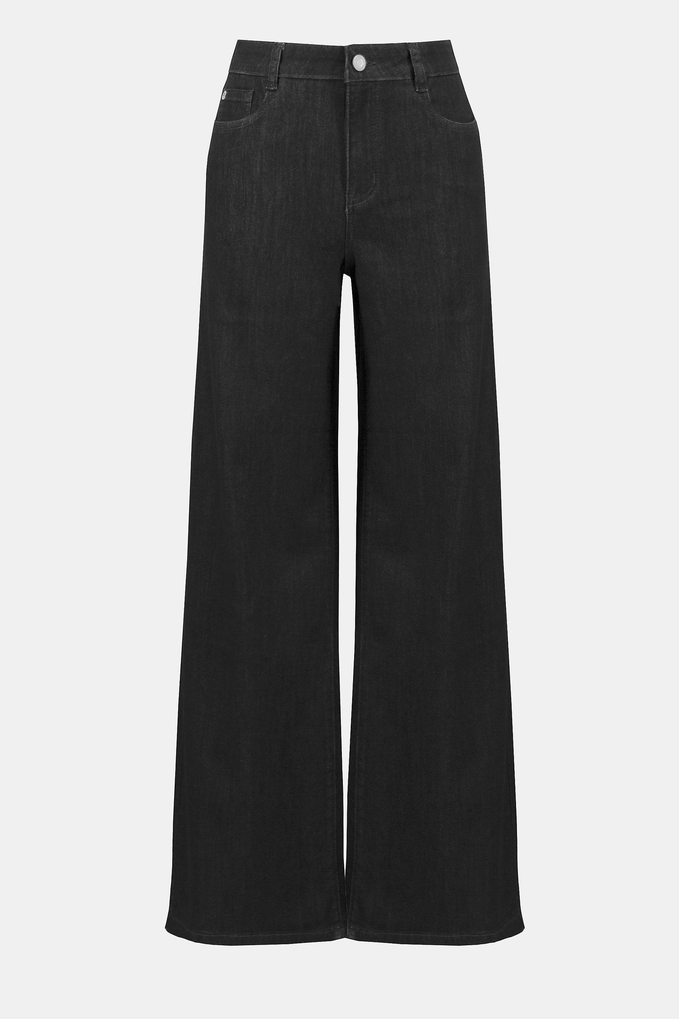 Joseph Ribkoff Black Goldie | Classic Wide-Leg Stretch Jeans