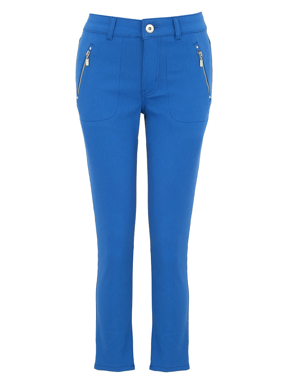 Royal Blue Jean With Zips