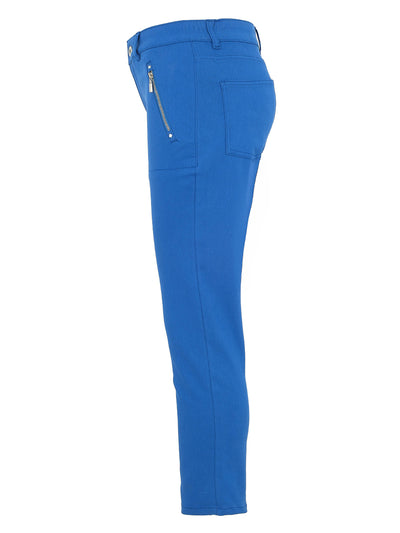 Royal Blue Jean With Zips