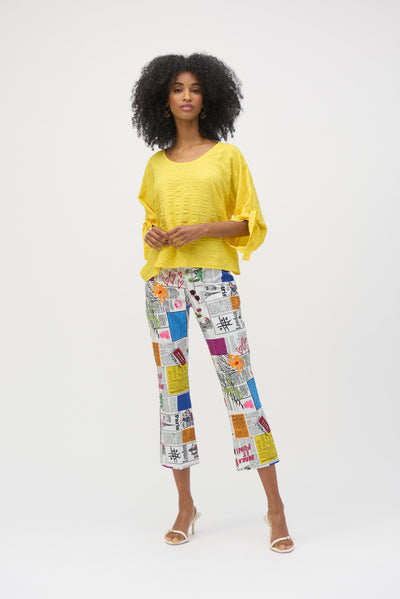 Joseph Ribkoff Ctrus Textured Woven Boxy Top