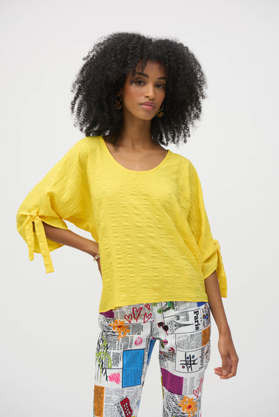 Joseph Ribkoff Ctrus Textured Woven Boxy Top