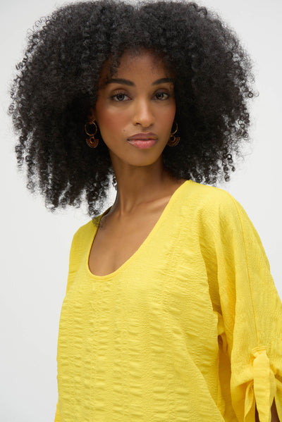 Joseph Ribkoff Ctrus Textured Woven Boxy Top