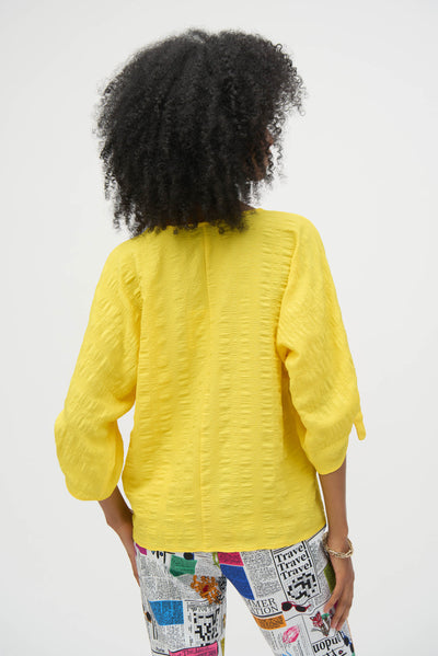 Joseph Ribkoff Ctrus Textured Woven Boxy Top