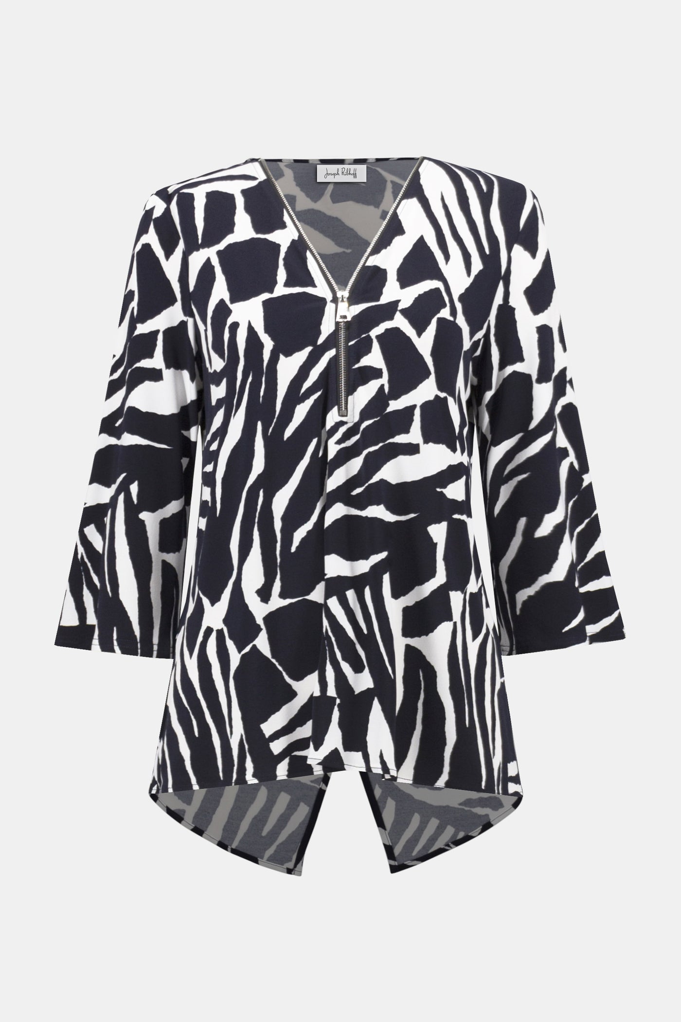 Joseph Ribkoff Silky Knit Tropical Fit and Flare Tunic