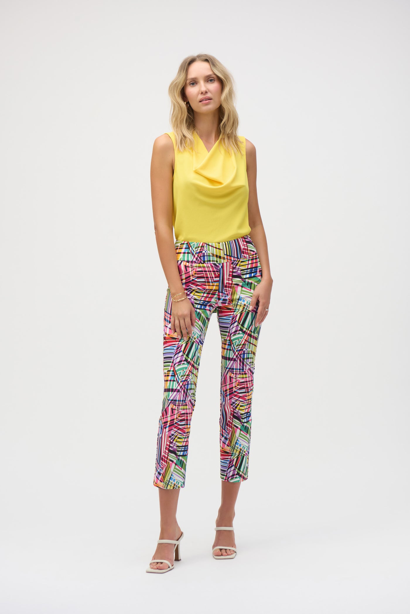 Joseph Ribkoff Millennium Print Straight Leg Pants