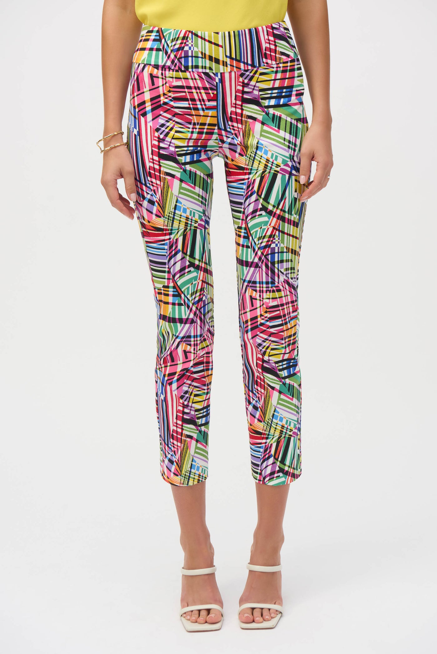 Joseph Ribkoff Millennium Print Straight Leg Pants