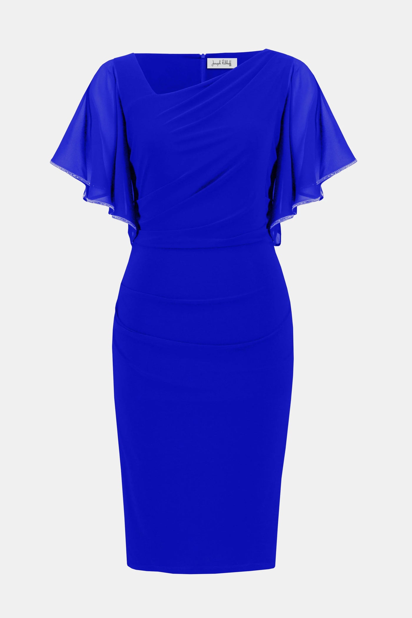 Joseph Ribkoff  Signature | Silky Knit And Chiffon Sheath Dress