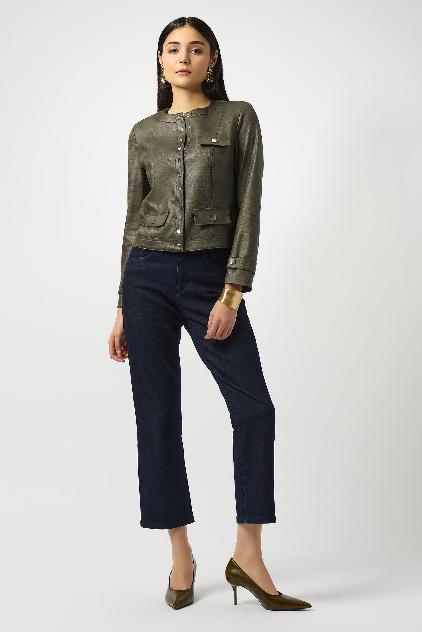 Jospeh Ribkoff Dark Denim Margot | Classic Straight Leg Stretch Jeans