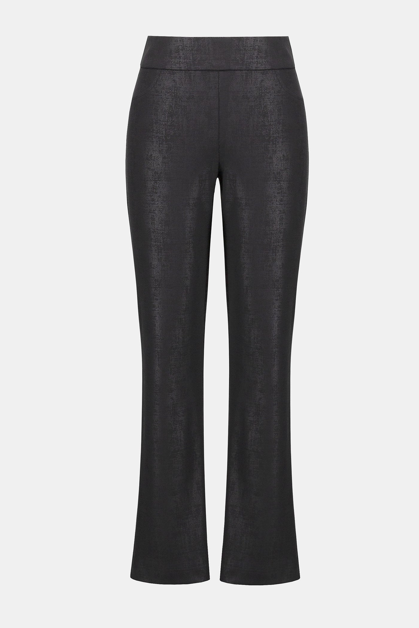 Joseph Ribkoff Black Silky Knit Straight Pull-On Pants