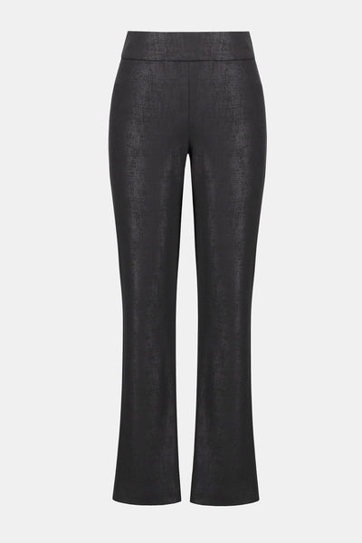 Joseph Ribkoff Black Silky Knit Straight Pull-On Pants