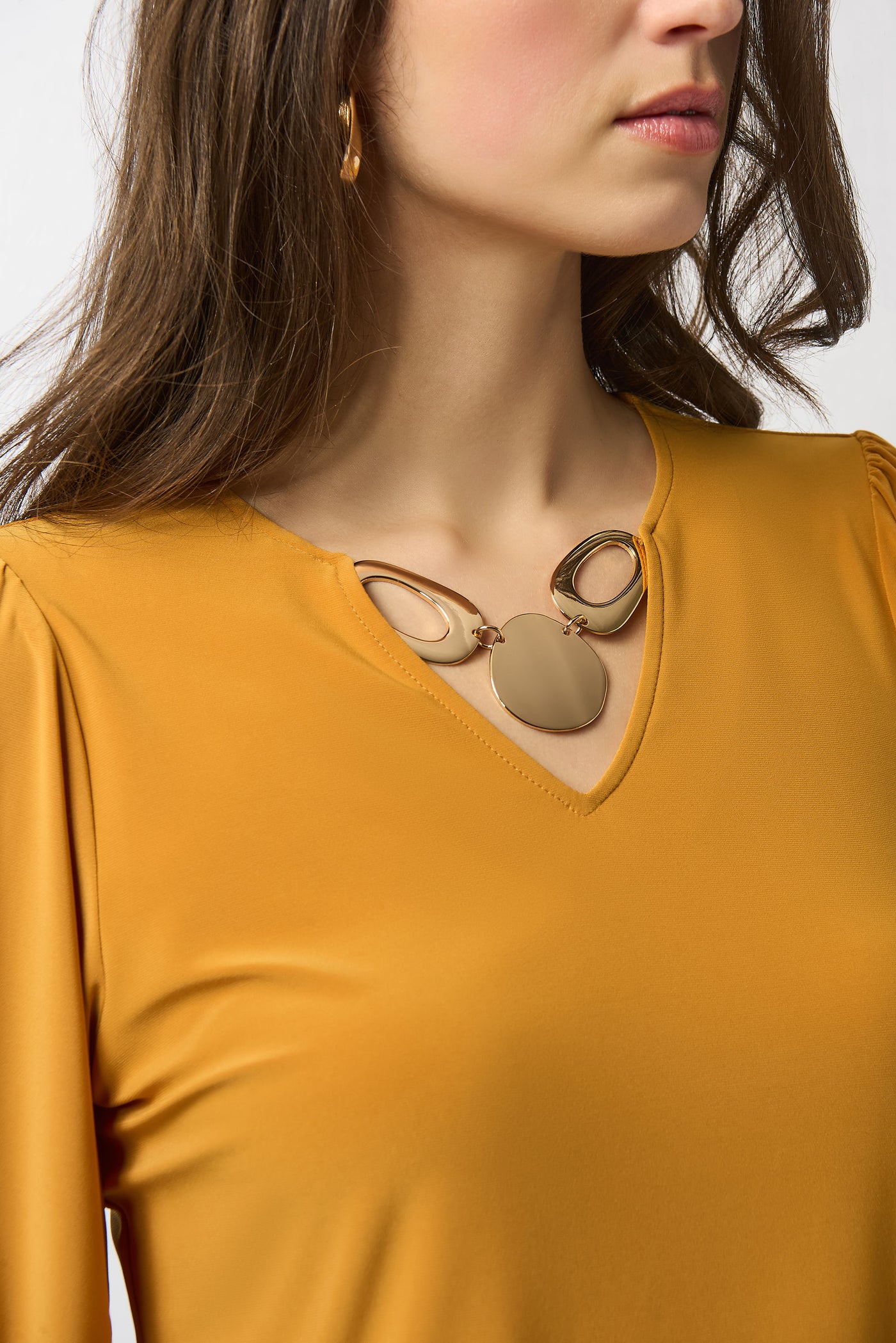 Joseph Ribkoff Medallion Silky Knit Straight Top