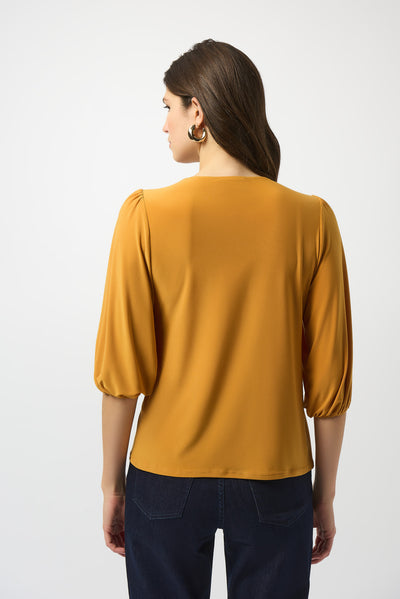 Joseph Ribkoff Medallion Silky Knit Straight Top