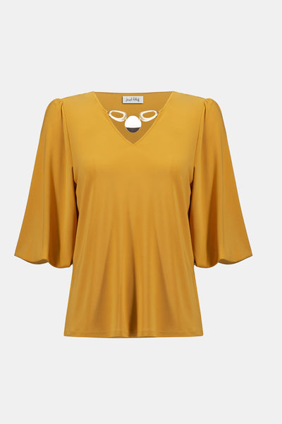 Joseph Ribkoff Medallion Silky Knit Straight Top