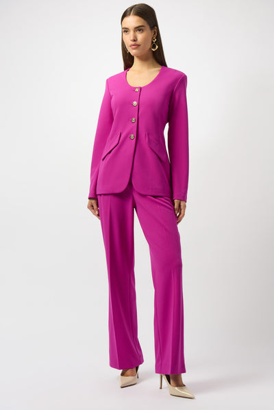 Joseph Ribkoff Scuba Crepe Fitted Jacket