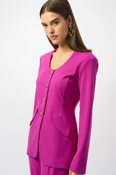 Joseph Ribkoff Scuba Crepe Fitted Jacket