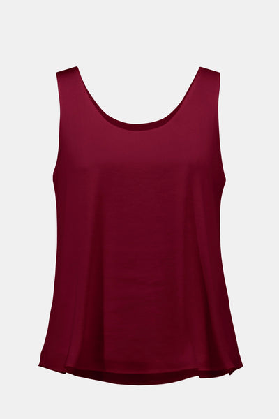 Joseph Ribkoff Recycled Hammered Satin Sleeveless Top