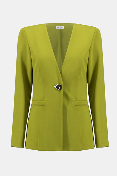 Joseph Ribkoff Signature | Scuba Crepe Collarless Blazer