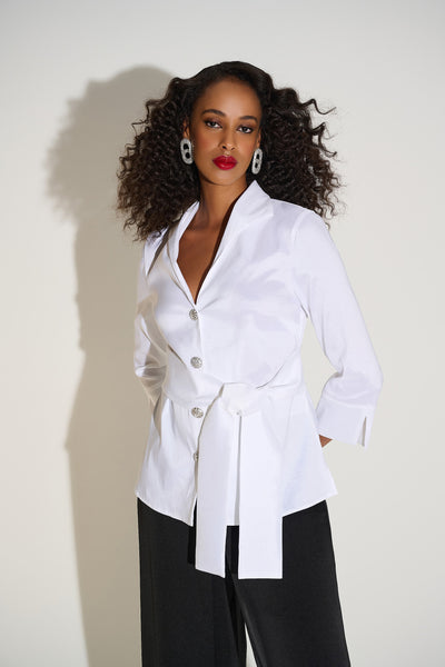 Joseph Ribkoff Stretch Taffeta Fitted Jacket