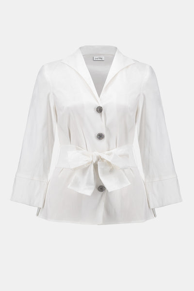 Joseph Ribkoff Stretch Taffeta Fitted Jacket