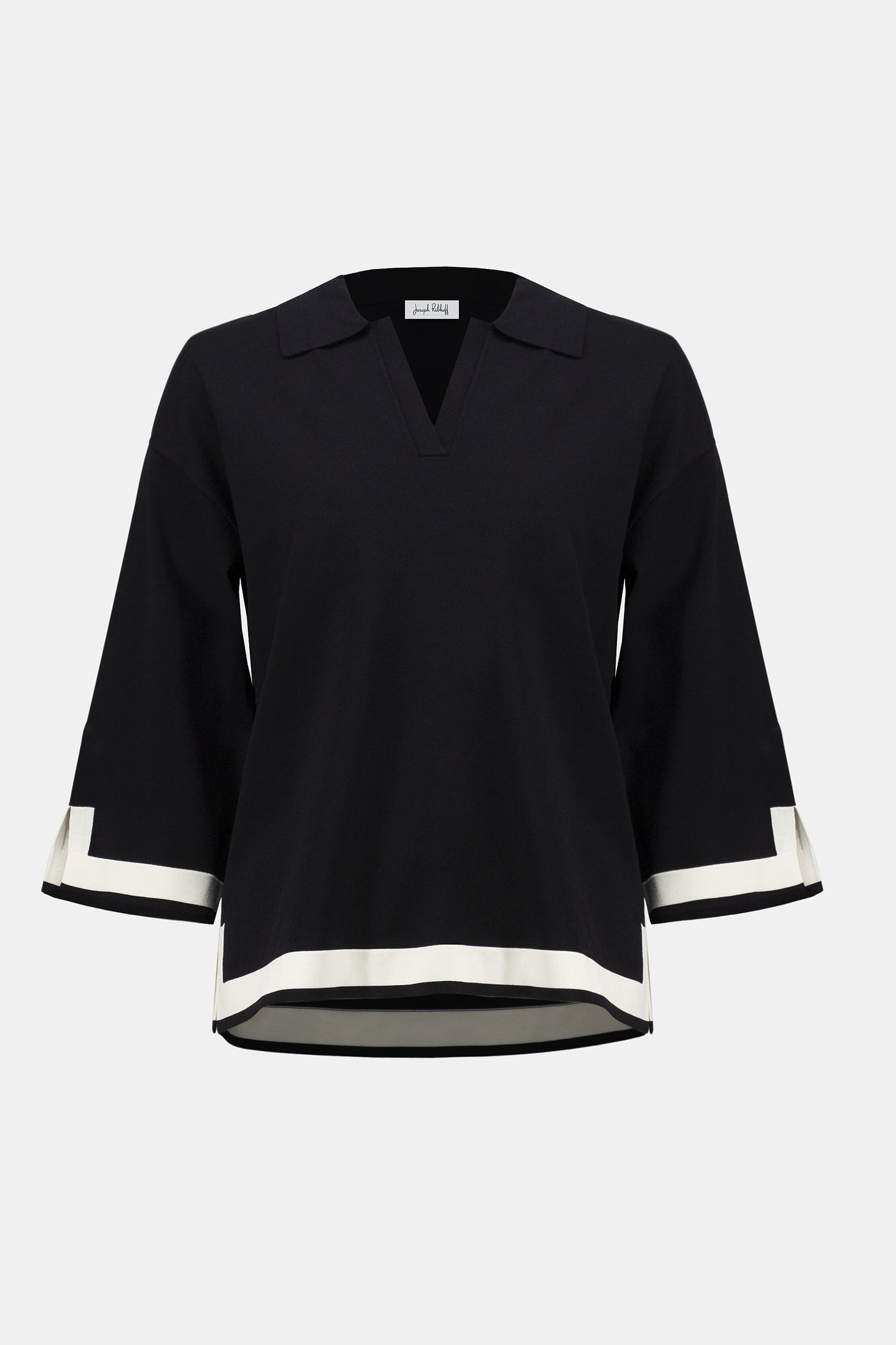 Joseph Ribkoff Sweater Knit Colour Block Top