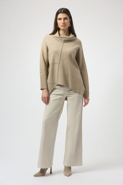 Joseph Ribkoff Sweater Knit Asymmetrical Pullover