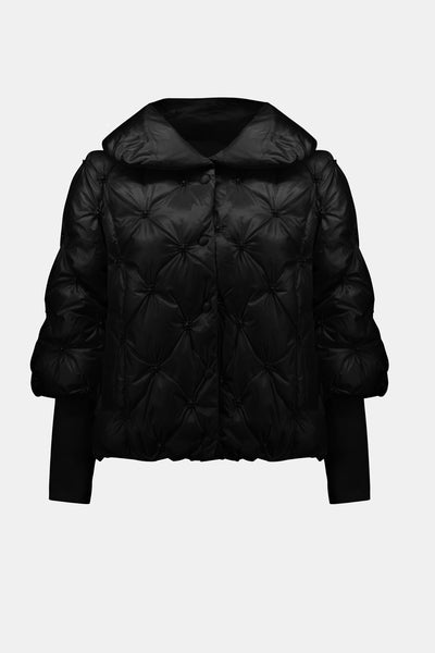 Joseph Ribkoff Pearl Quilted Puffer Trapeze Jacket