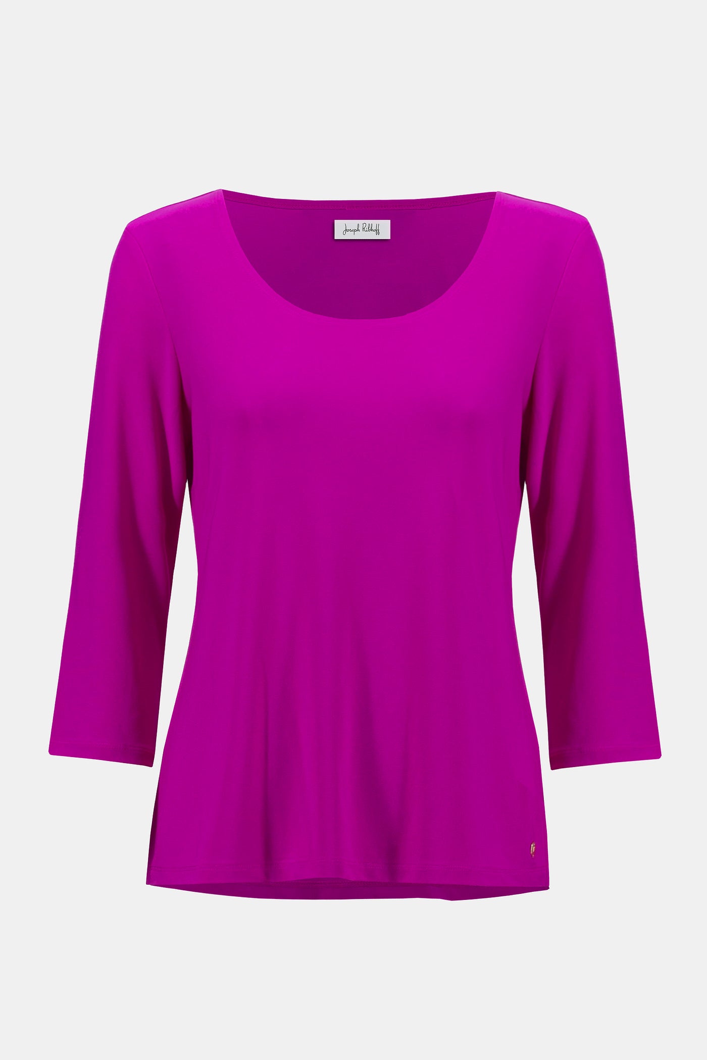 Joseph Ribkoff Silky Knit Scoop Neck Fit & Flare Top