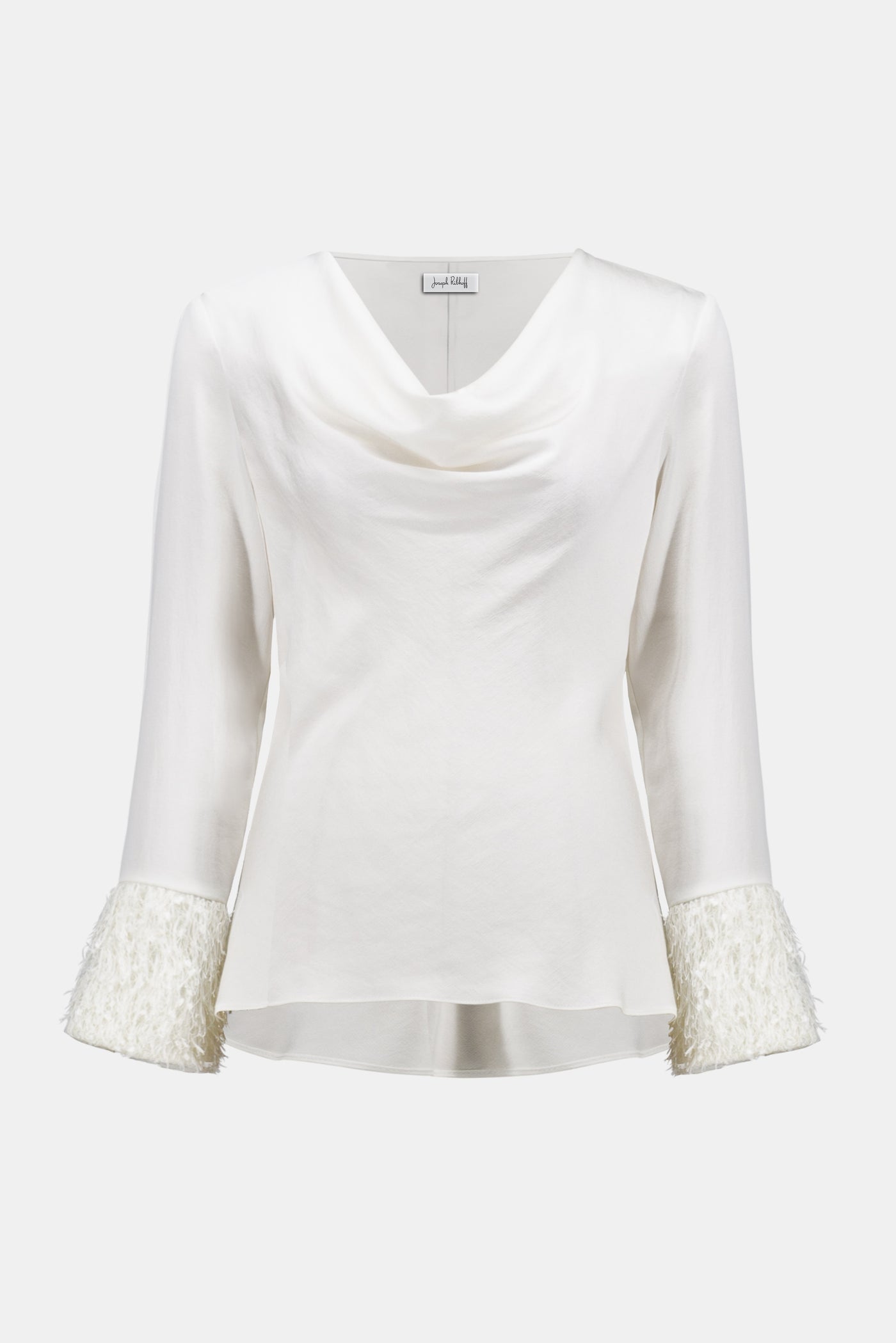 Joseph Ribkoff Recycled Satin Cowl Neck Top