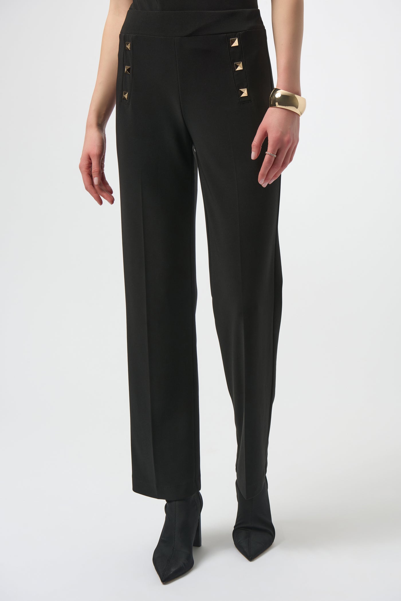 Joseph Ribkoff Silky Knit Straight Leg Pull-On Pants