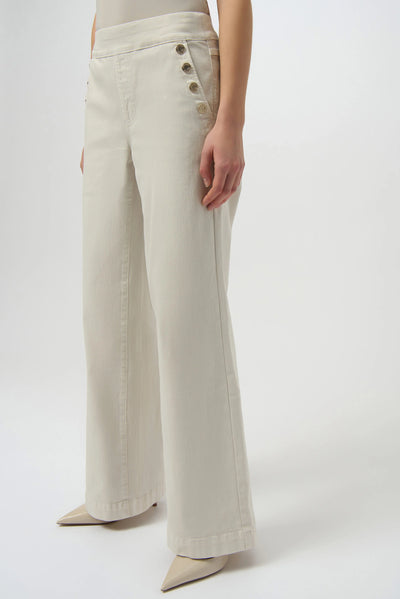 Classic Wide Leg Pull-On Jeans Birch
