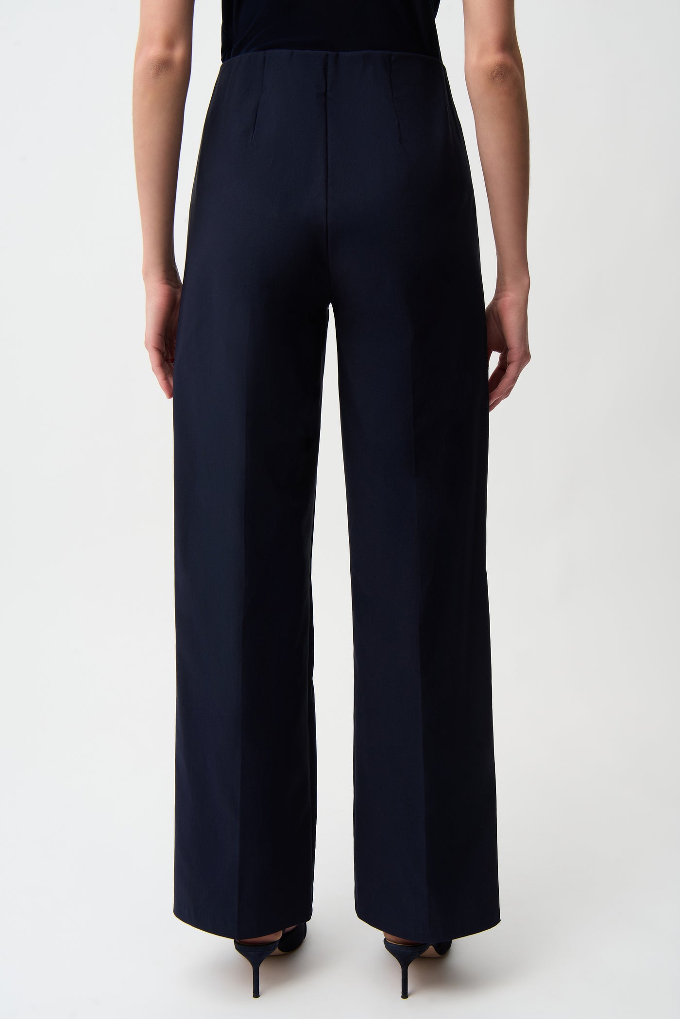 Joseph Ribkoff Midnight Blue Millennium Wide Leg Pull-On Pants
