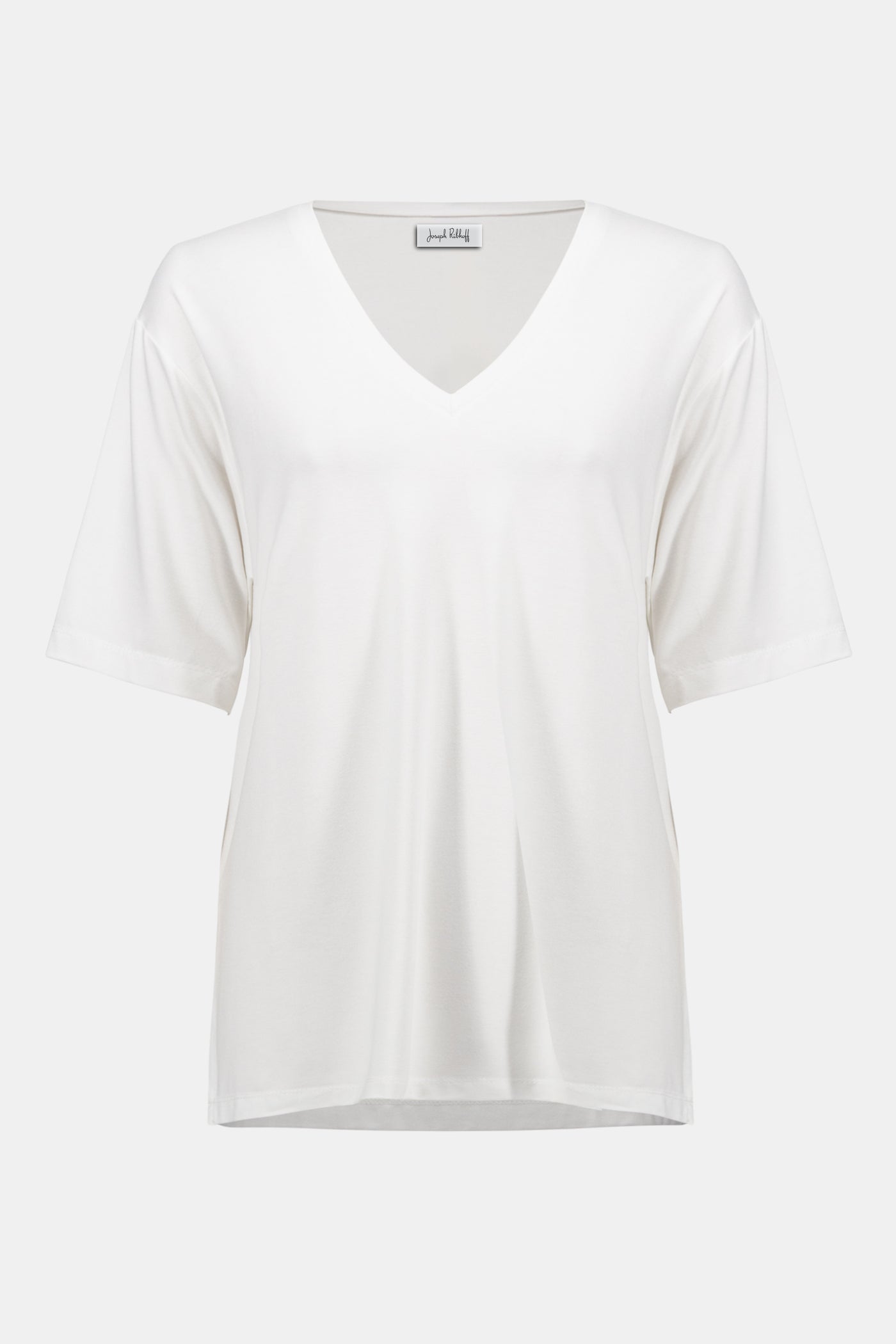 Joseph Ribkoff Vanilla Jersey Boxy Tunic With V-neckline