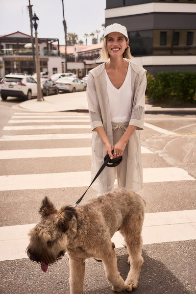 Joseph Ribkoff Vanilla Jersey Boxy Tunic With V-neckline