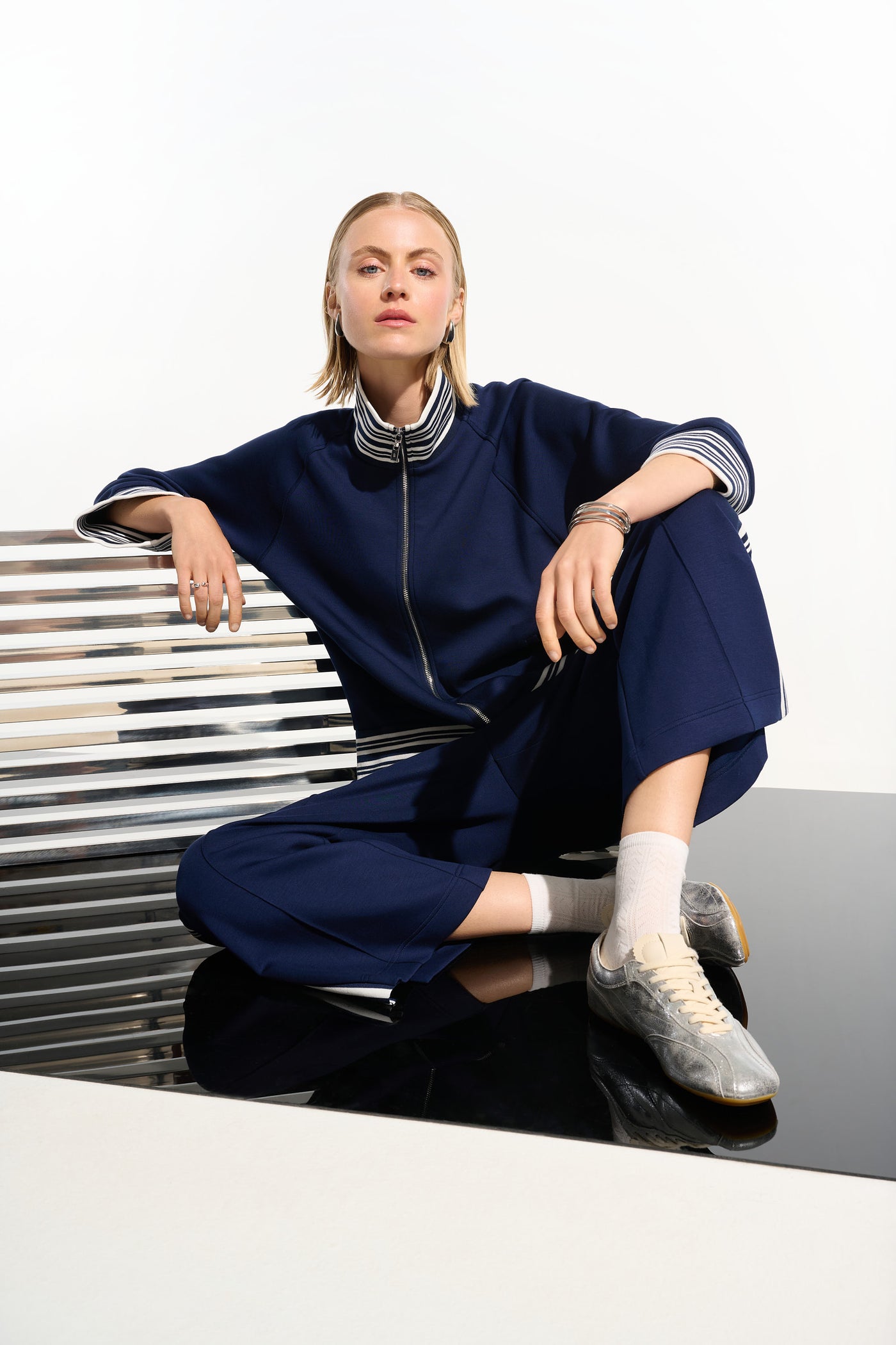 Joseph Ribkoff Scuba Jersey Pull-On Culotte Pants