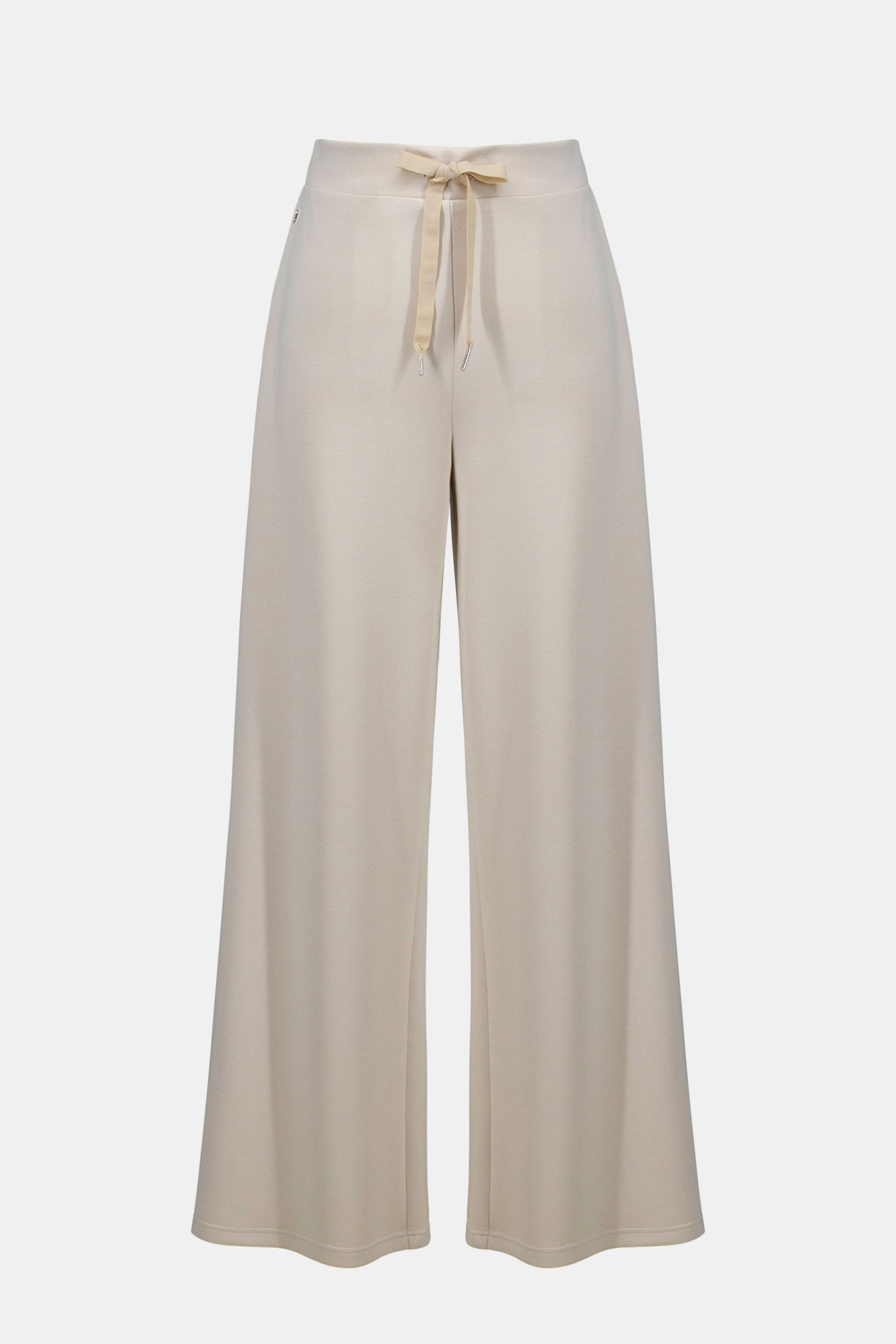Joseph Ribkoff Moonstone Scuba Jersey Wide Leg Pull-On Pants With Drawcord