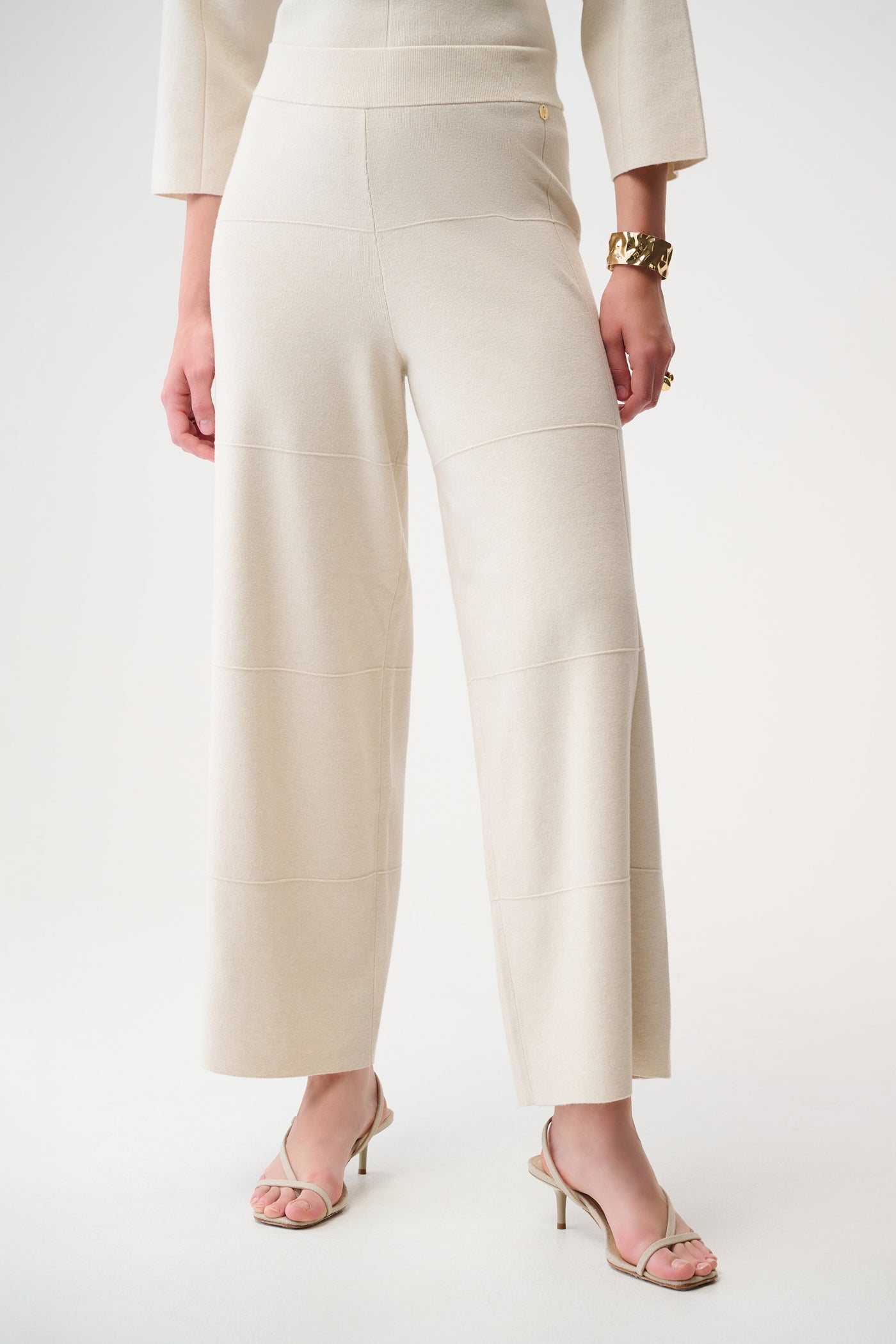 Joseph Ribkoff Birch Brushed Viscose Culotte Pants