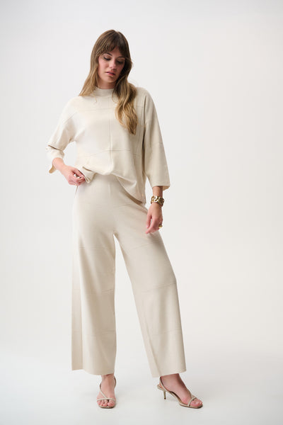 Joseph Ribkoff Birch Brushed Viscose Culotte Pants