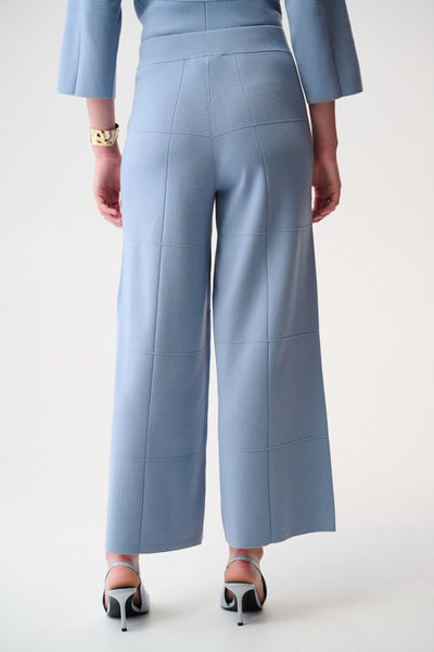 Joseph Ribkoff Chambray Brushed Viscose Culotte Pants