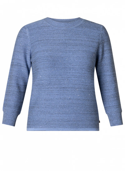 Light Blue Berengária Round Neck Jumper