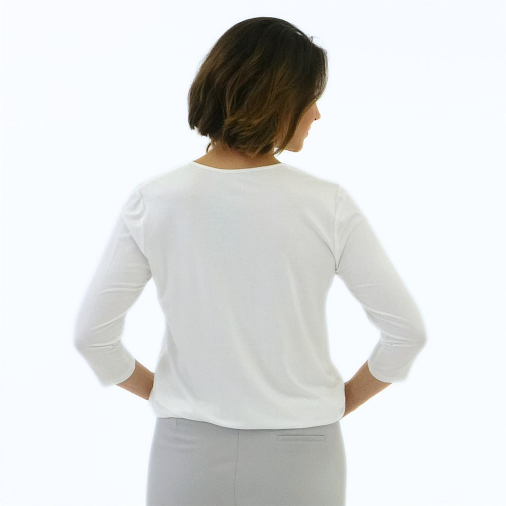 Long Sleeve Top With Graphic Design