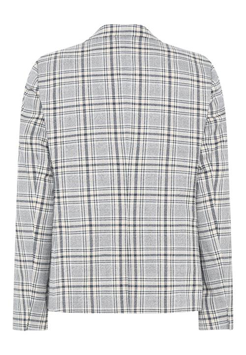 Check Print Single Breasted Blazer