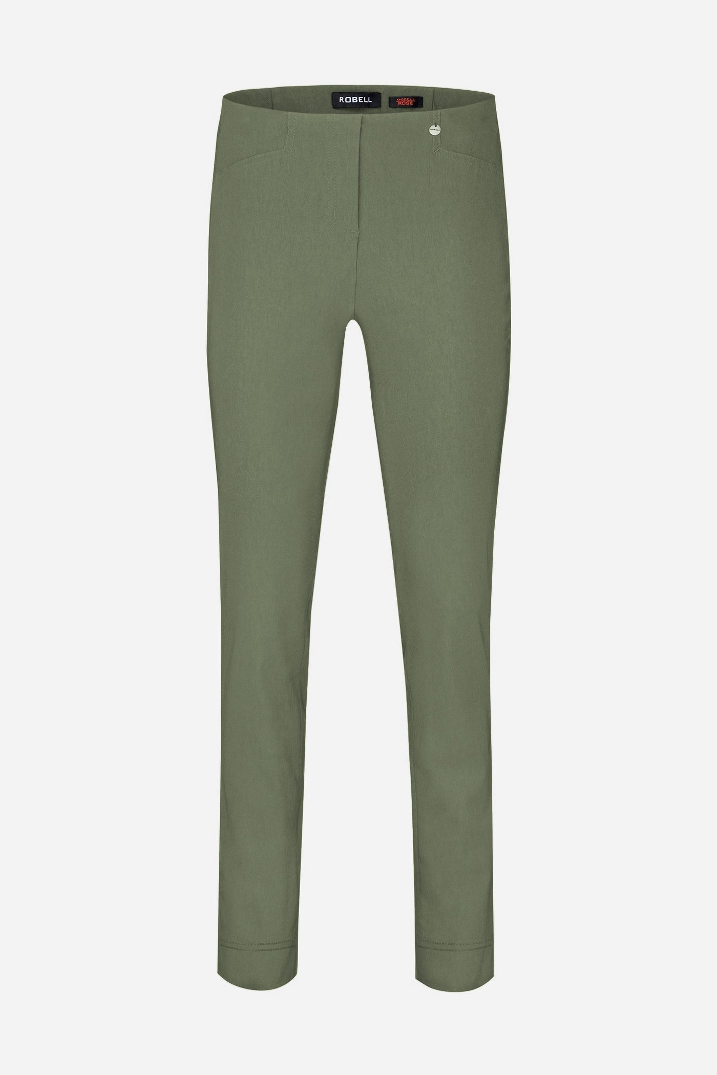 Khaki Rose Full Length Trousers