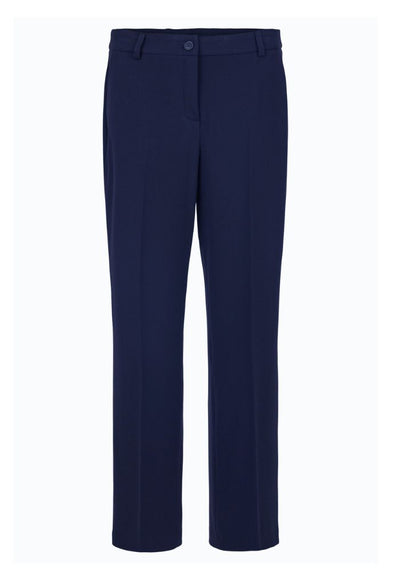 Navy Straight Fit With Buttons 'BRIT'