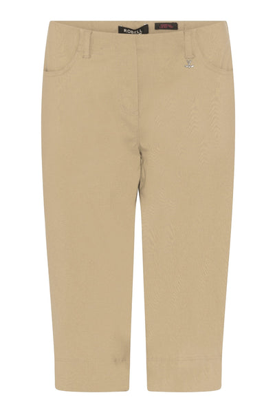 Beige "Lexi 05" Shorts With Golf Charm Detailing