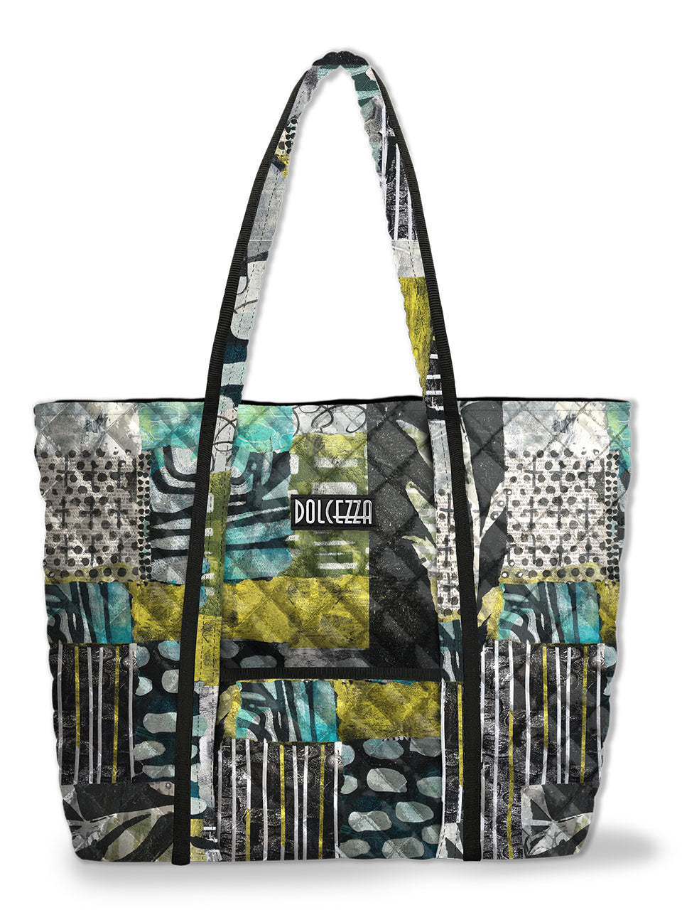 'Mono Leaf' Padded Tote Bag