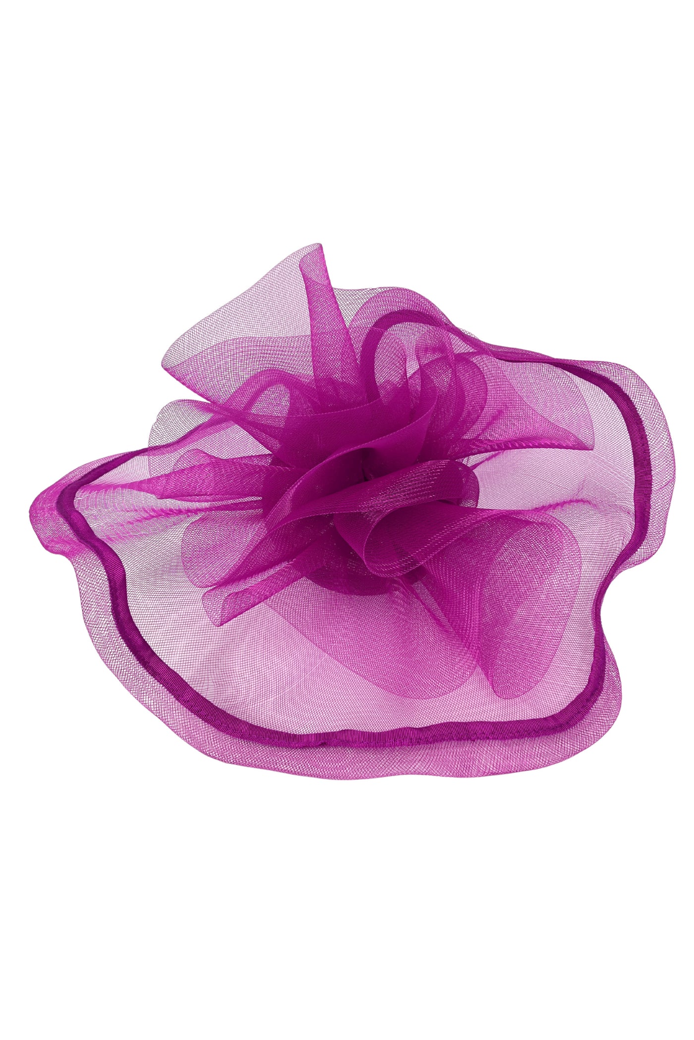 Large Fascinator with Mesh Design