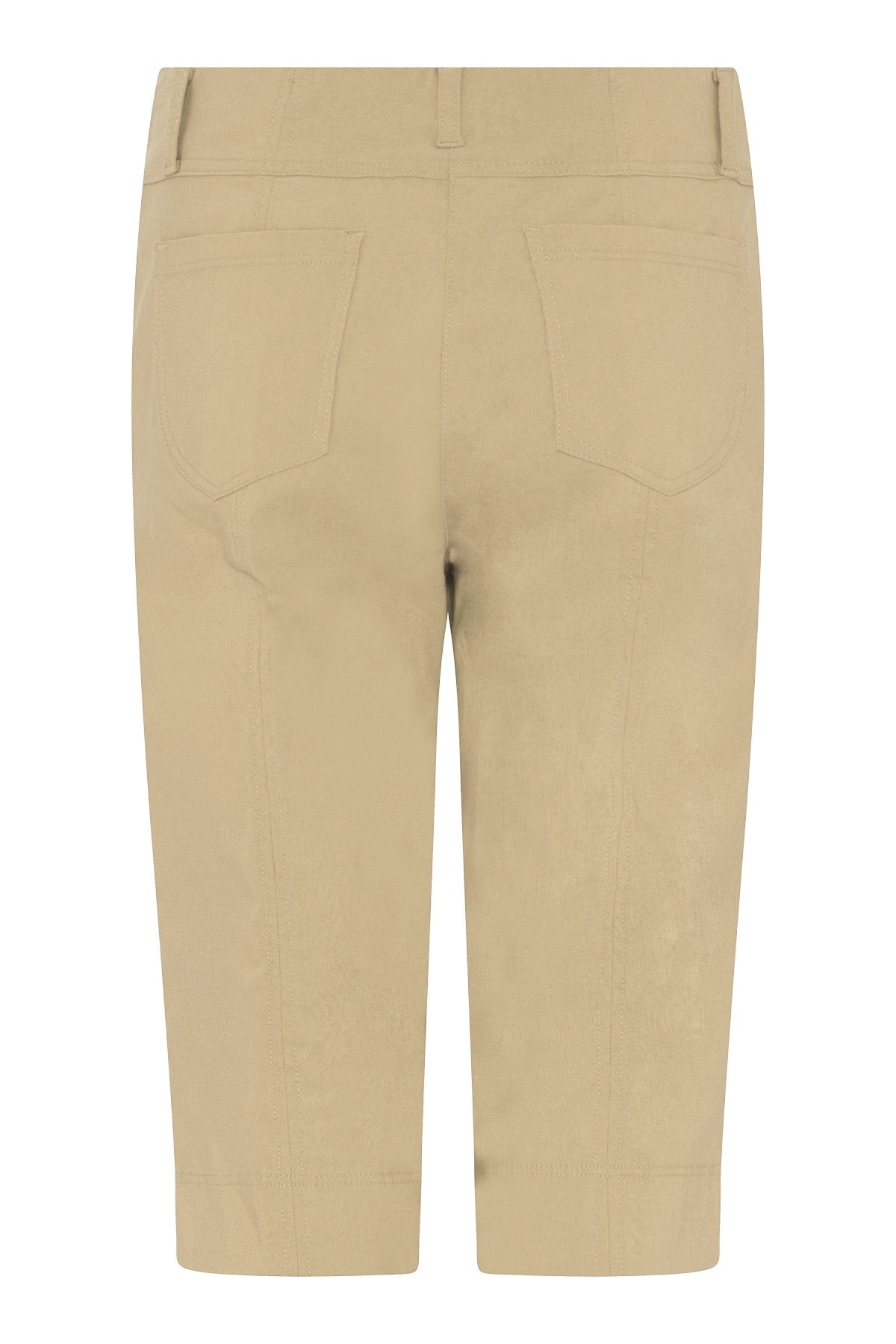 Beige "Lexi 05" Shorts With Golf Charm Detailing