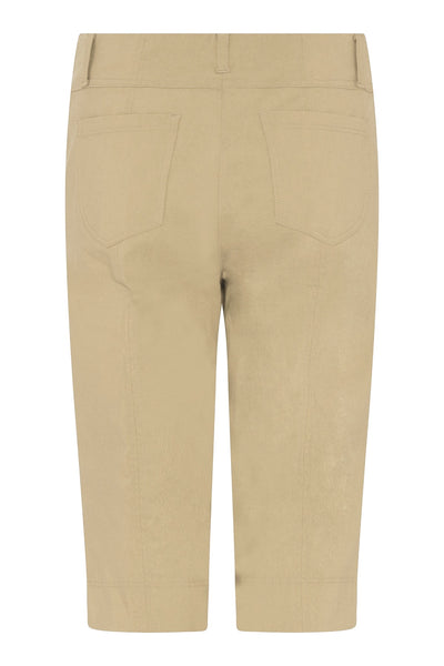Beige "Lexi 05" Shorts With Golf Charm Detailing