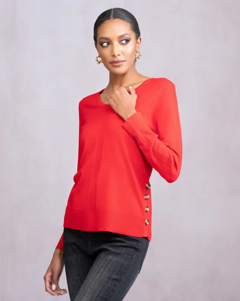 Red Soft Knit Jumper